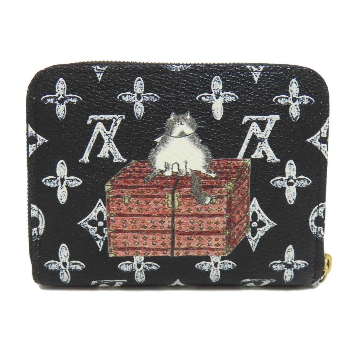 LOUIS VUITTON ルイヴィトン M63884 ジッピー・コインパース キャット