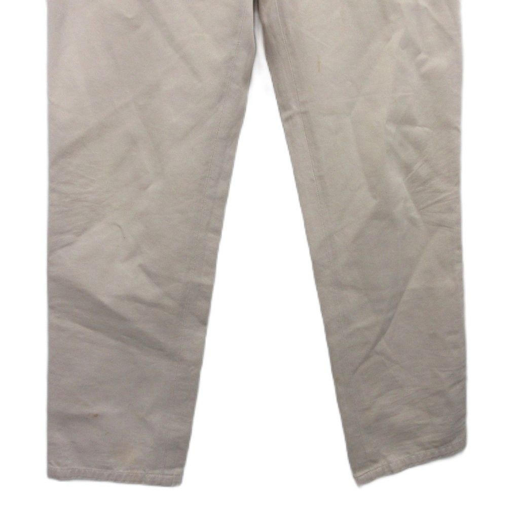 PRADA プラダ　チノパン　ベージュ PRADA（プラダ） パンツ チノパンツ ワイド ストレート ロング ボタン