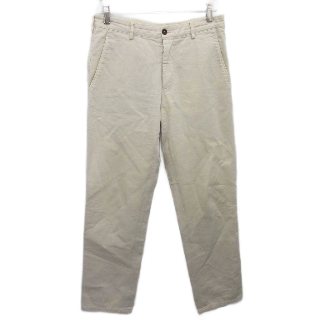 プラダ PRADA チノパン パンツ ストレート ベージュ 44 □IBO90 - メルカリ