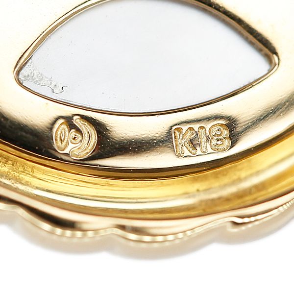 タサキ 田崎真珠 マベパール ペンダントトップ K18イエローゴールド