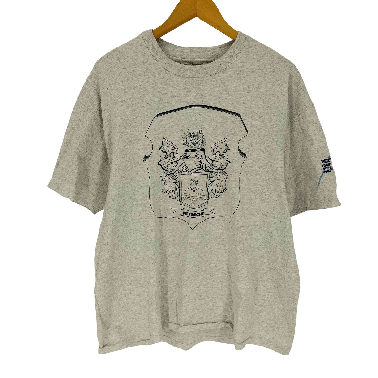 ヘインズ Hanes 90S USA製 プリント S/S クルーネック Tシャツ メンズ