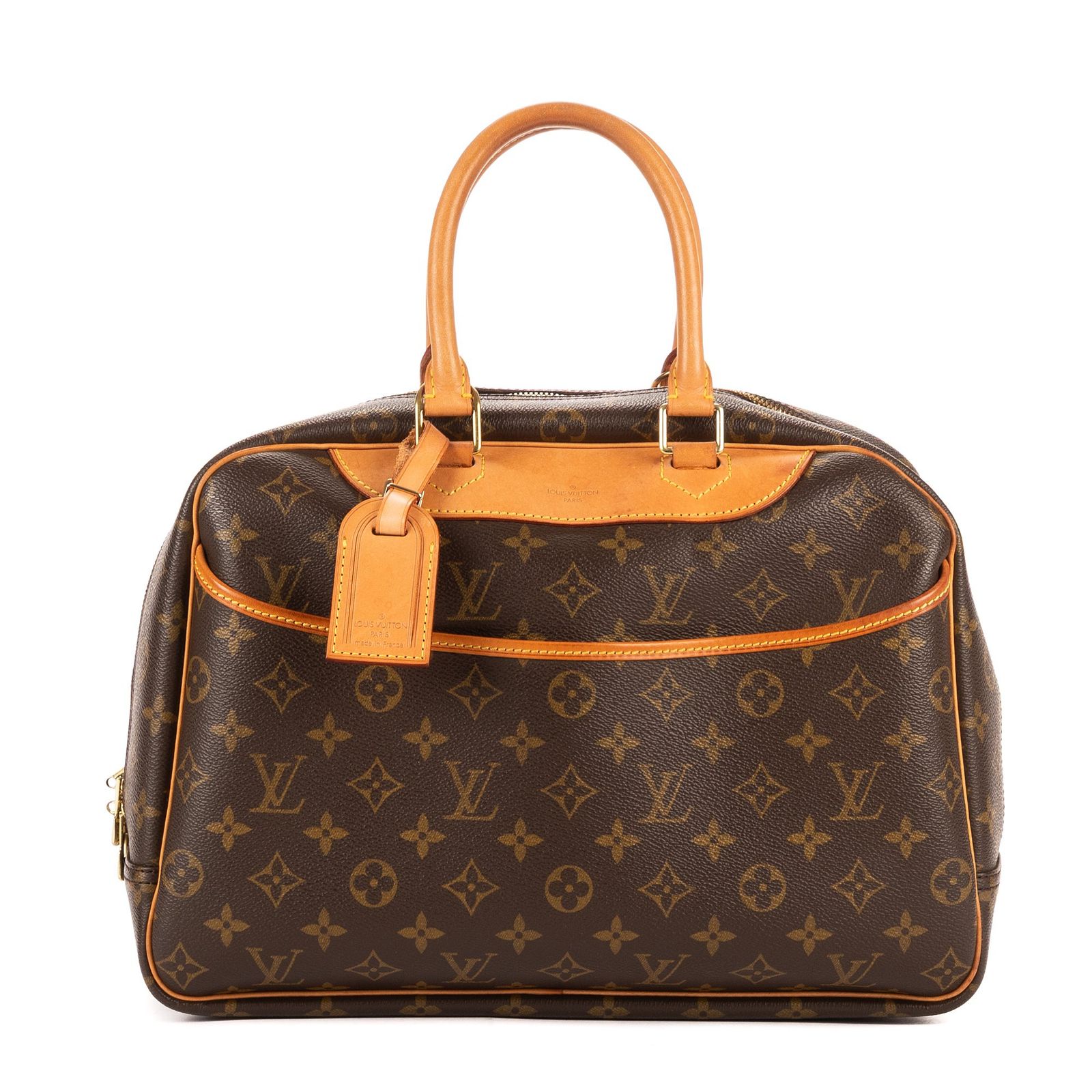 中古] LOUIS VUITTON ルイヴィトンドーヴィル茶色モノグラムキャンバス 