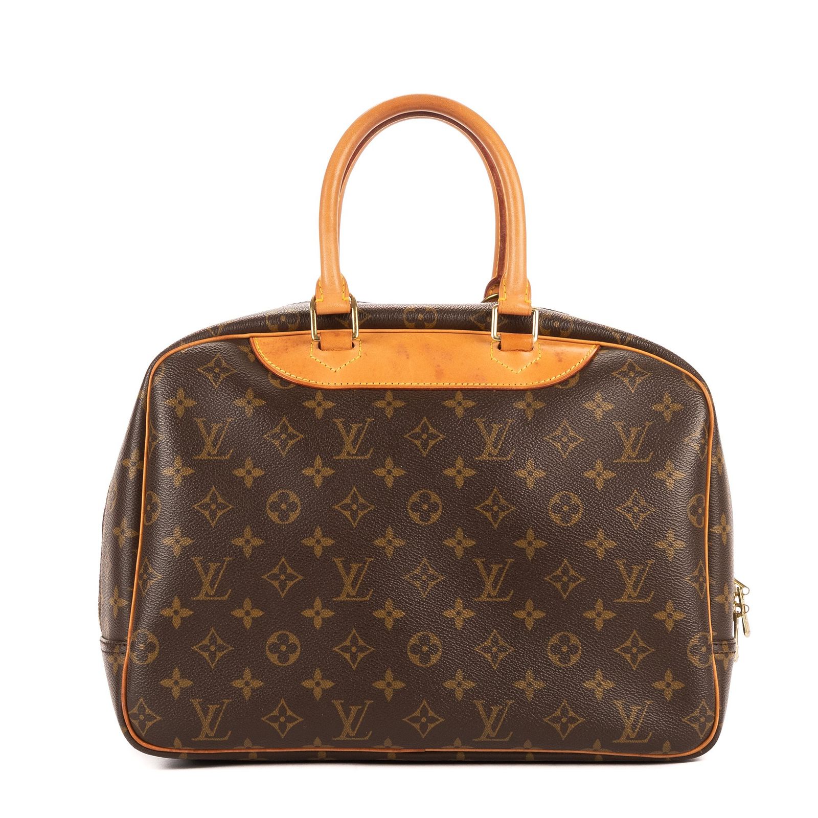 中古] LOUIS VUITTON ルイヴィトンドーヴィル茶色モノグラムキャンバス 