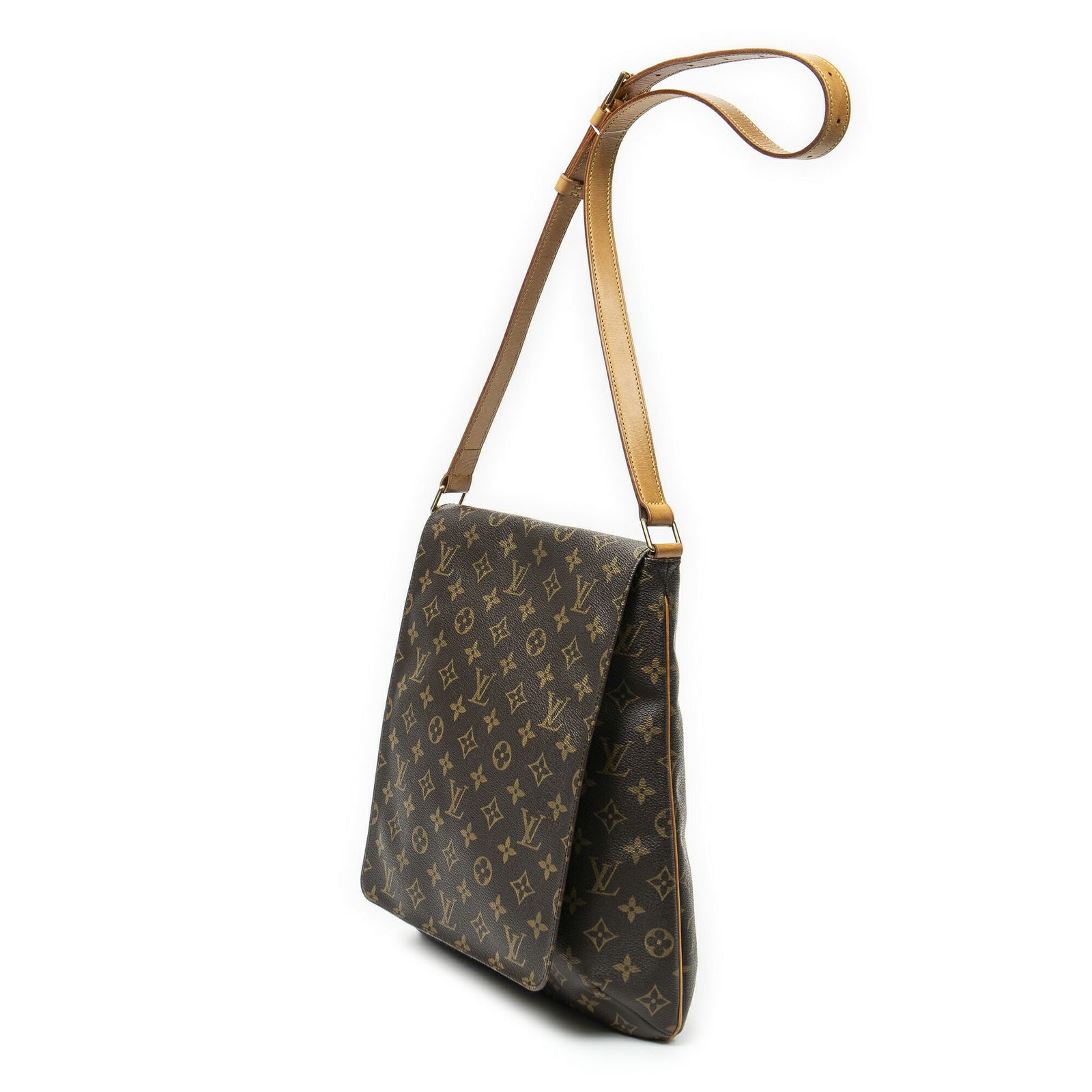 中古] LOUIS VUITTON ルイヴィトンミュゼット茶色モノグラムキャンバス