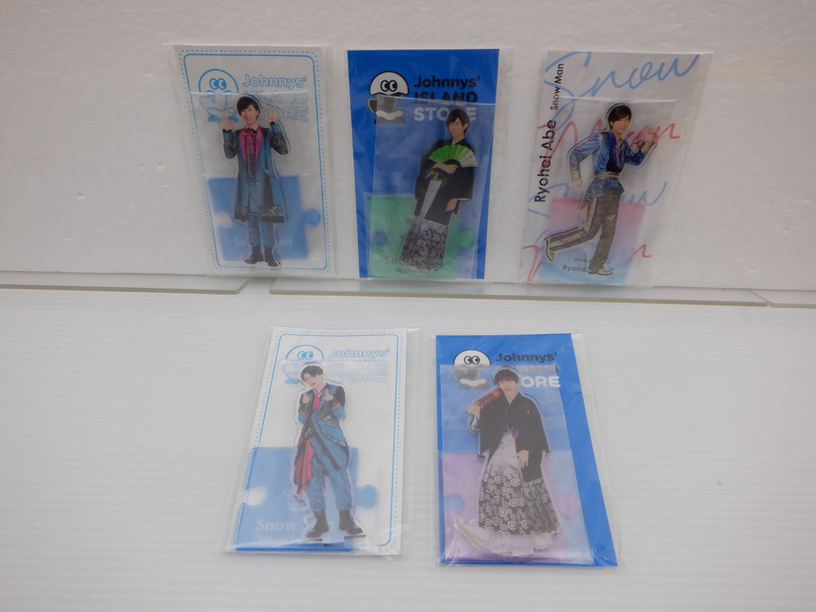 Snow Man アクリルスタンド 5点セット 未開封 深澤/阿部 - メルカリ