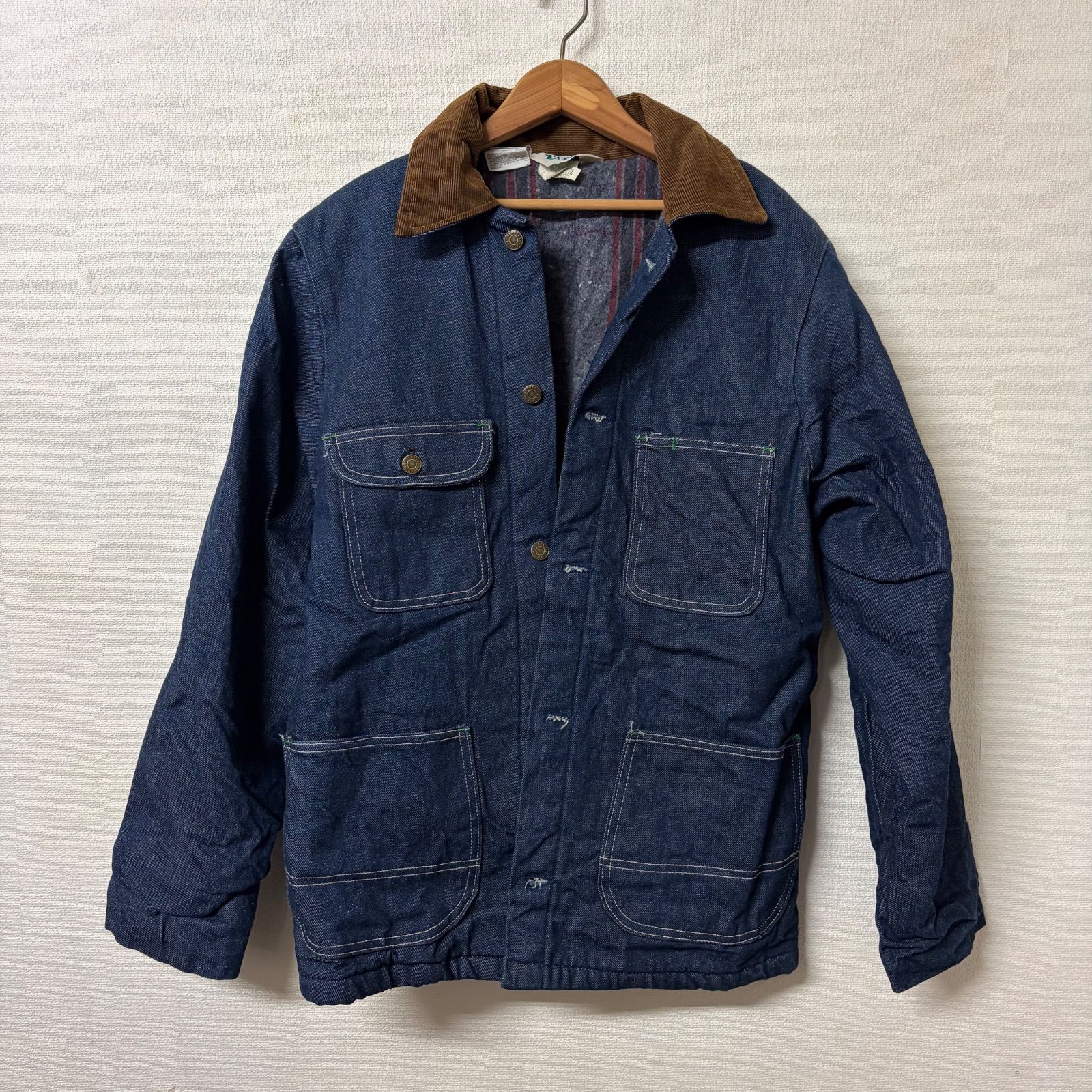 KEY デニム カバーオール ワークジャケット ブランケットライナー
