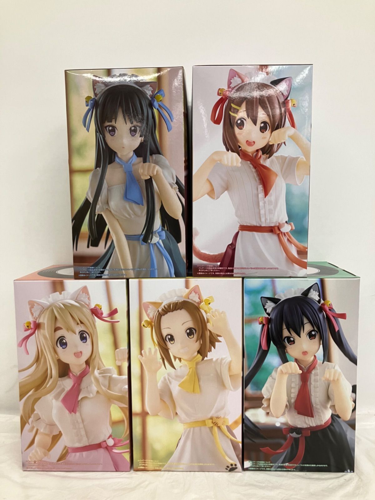 けいおん！　フィギュア　平沢唯　中野梓　秋山澪　田井中律　琴吹紬　5点セット 未開封 けいおん！ Trio-Try-iT 平沢唯 秋山澪 田井中律 琴吹紬 中野梓