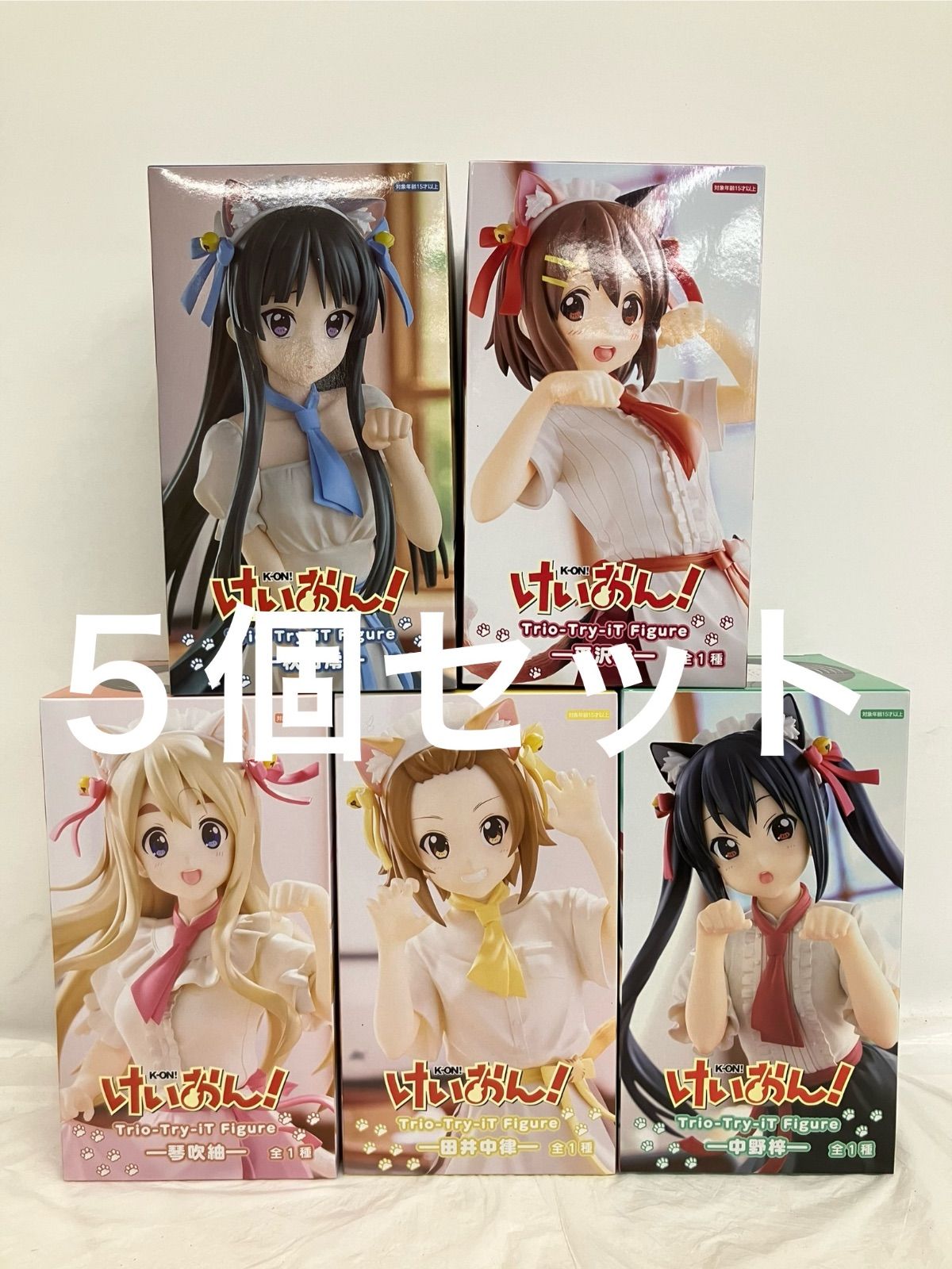未開封 けいおん！ Trio-Try-iT 平沢唯 秋山澪 田井中律 琴吹紬 中野梓