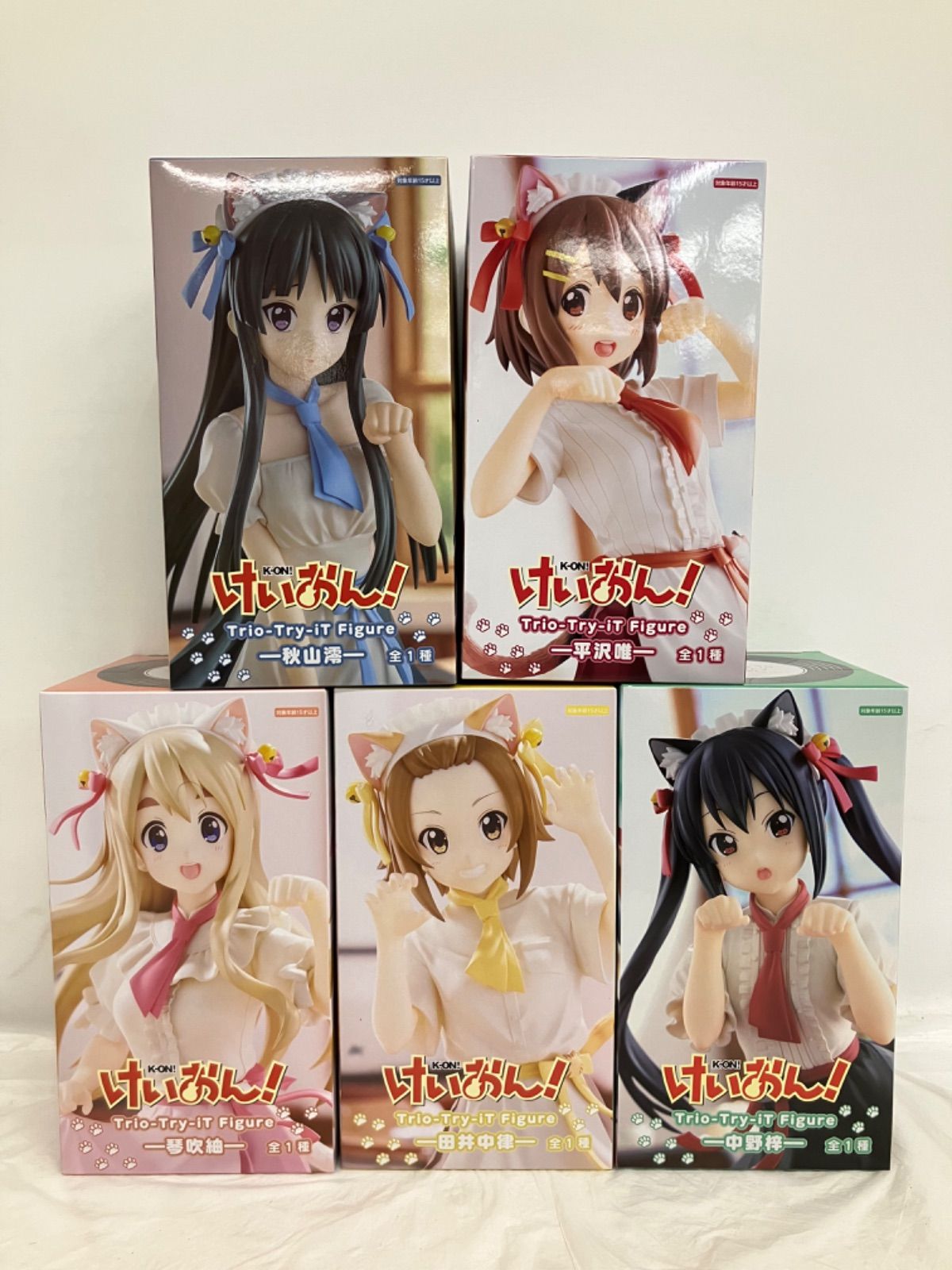 未開封 けいおん！ Trio-Try-iT 平沢唯 秋山澪 田井中律 琴吹紬 中野梓