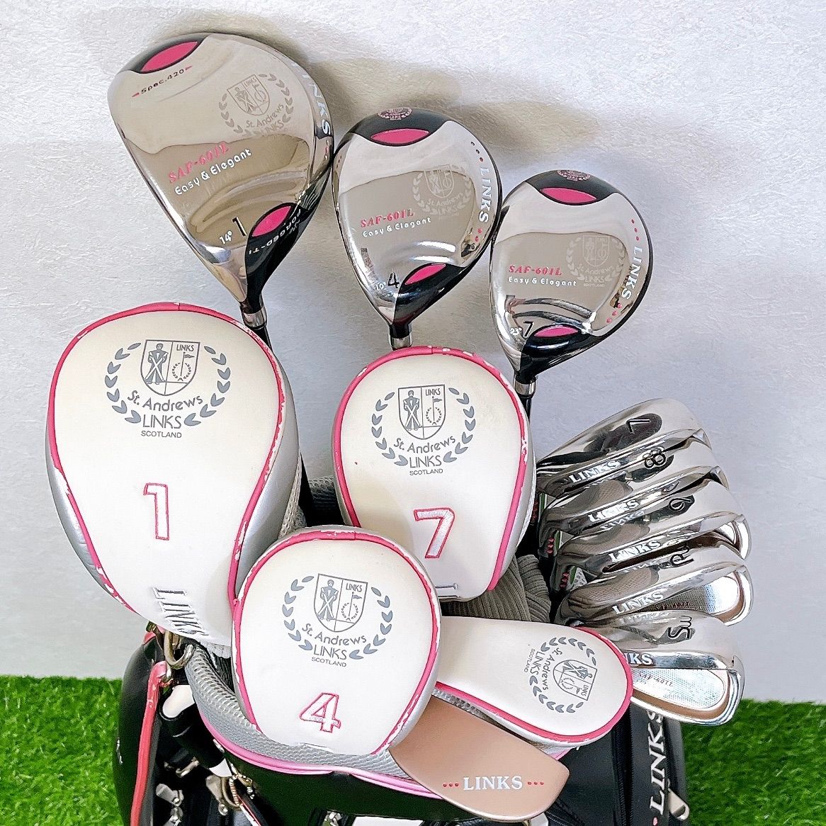 希少】LINKS レディースレフティ ゴルフクラブセット 女性用 左利き L