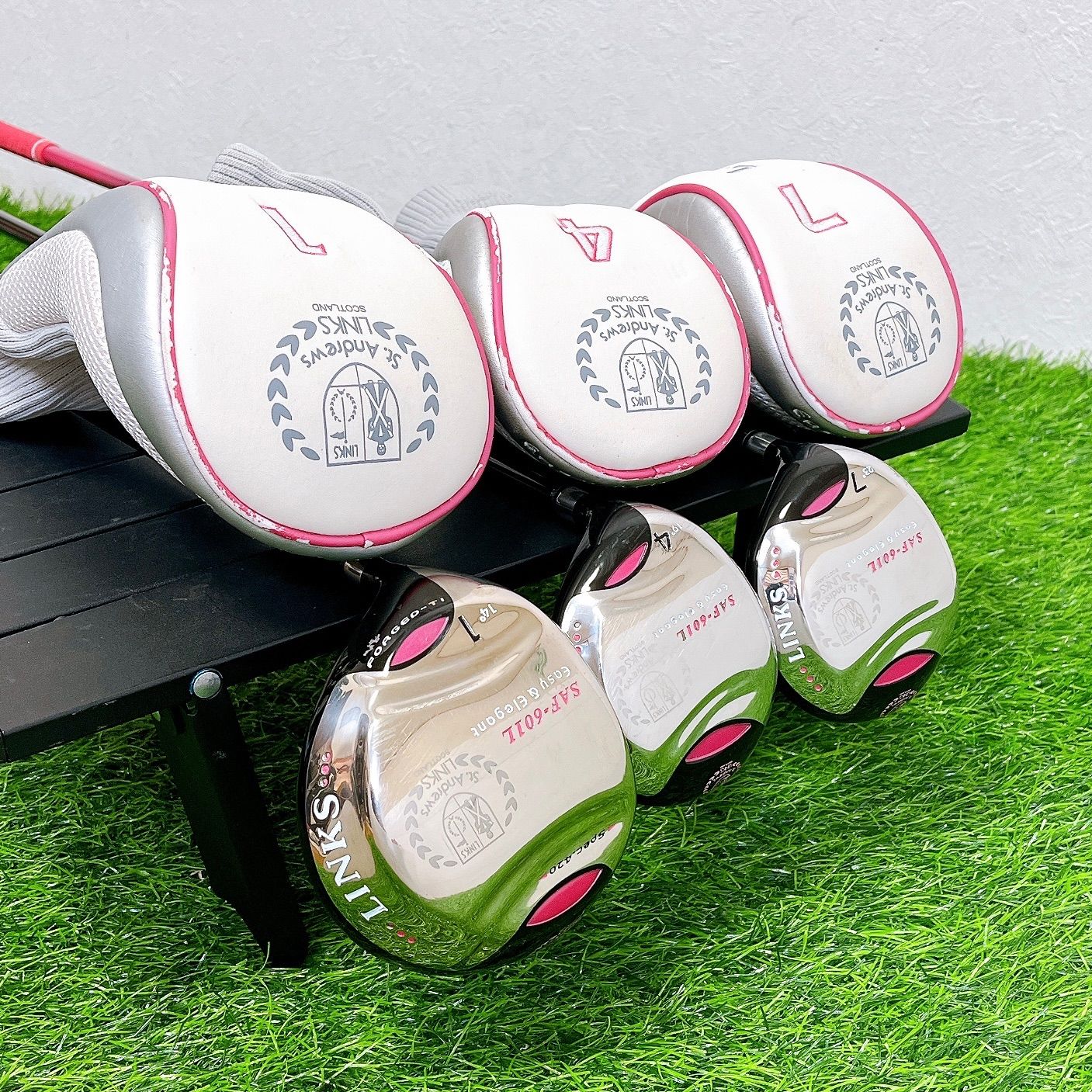 希少】LINKS レディースレフティ ゴルフクラブセット 女性用 左利き L