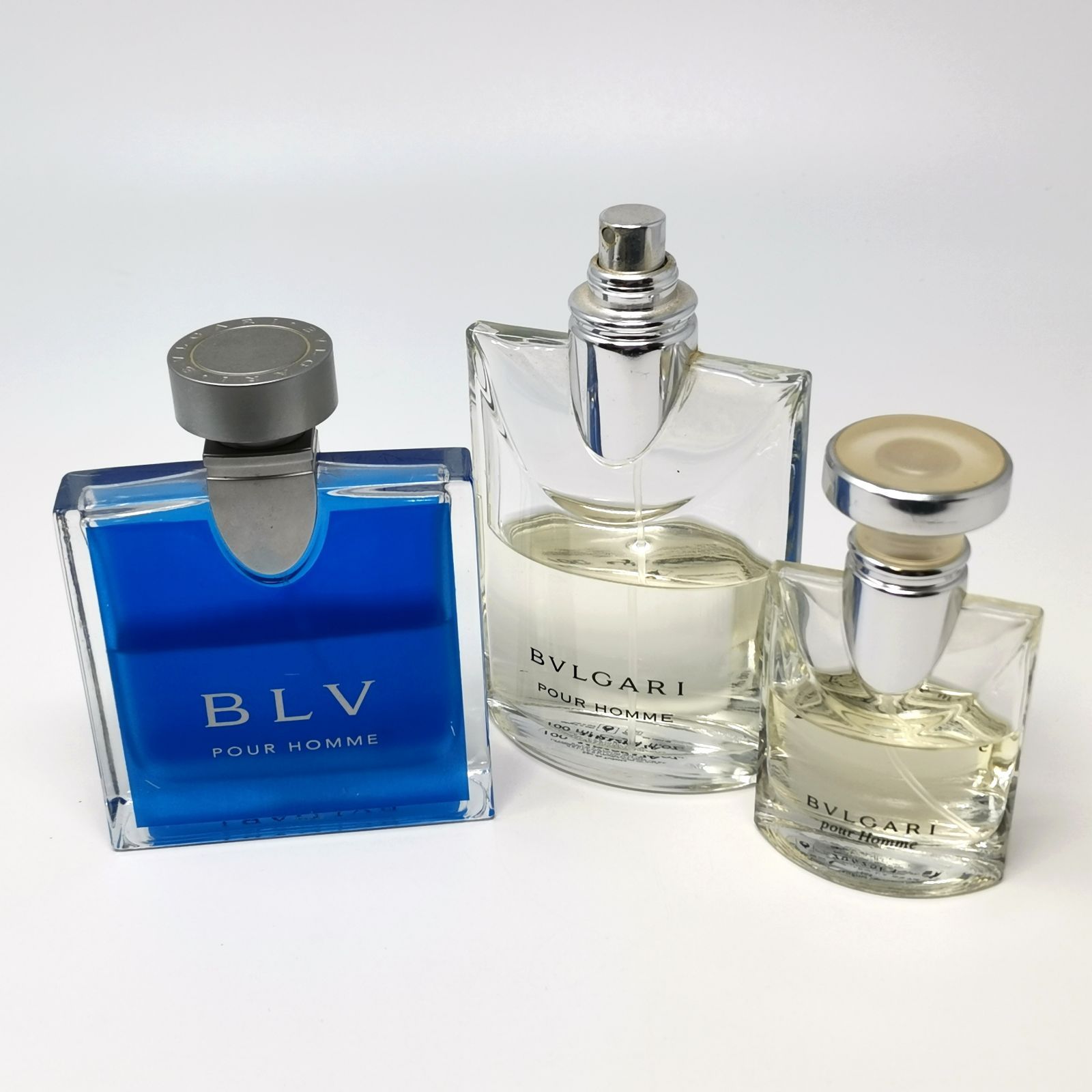 ブルガリオードトワレ　3点おまとめ BVLGARI 香水 3点まとめ セット ブルー プールオム オードトワレ