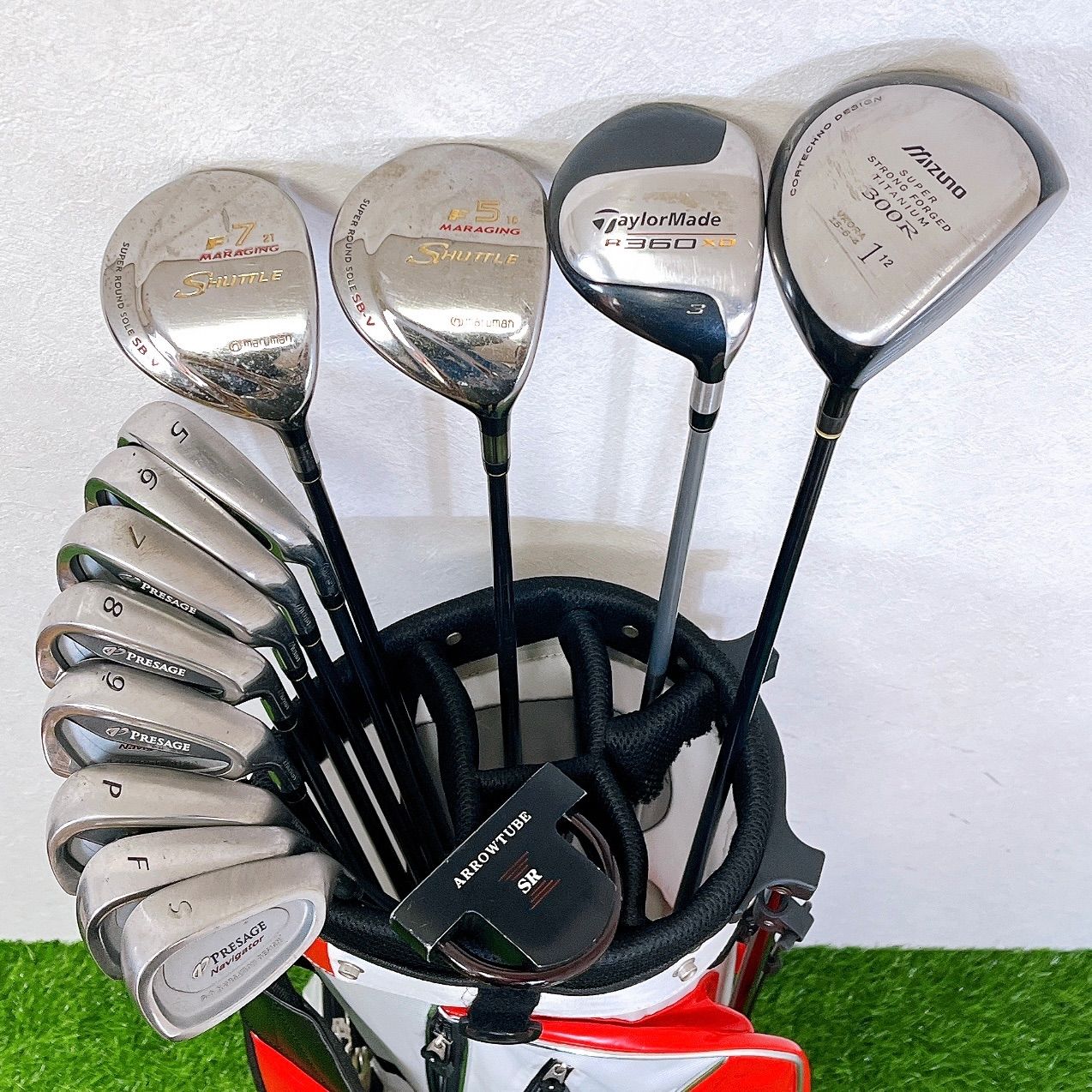 初心者向け 格安メンズゴルフクラブ 11本セット ミズノ ワールド