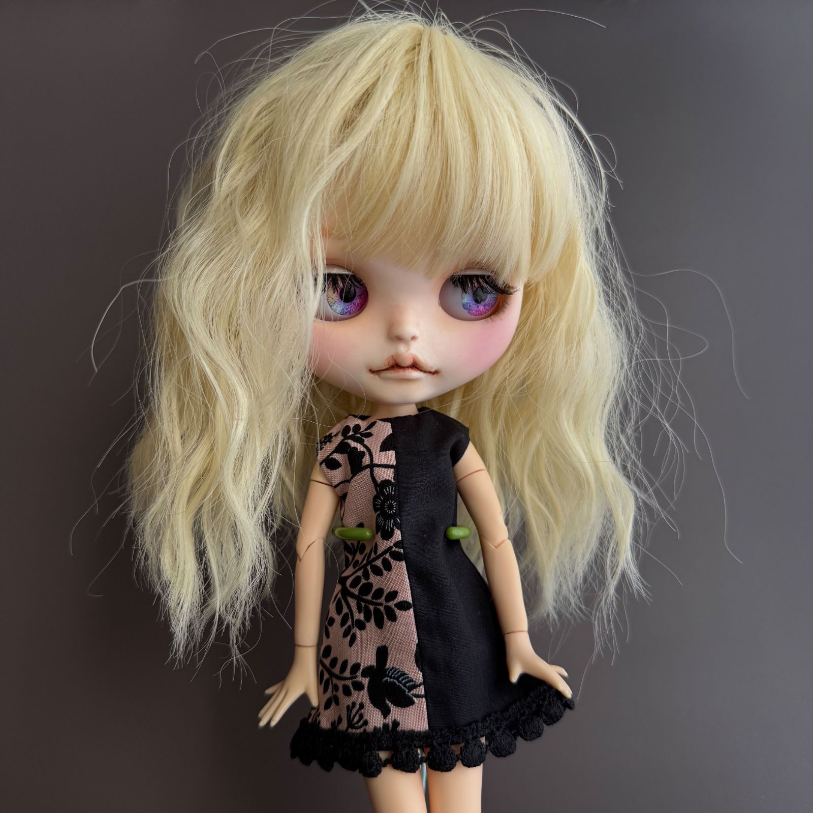 1/6 アウトフィット バイカラー ワンピース ブライス リカちゃん