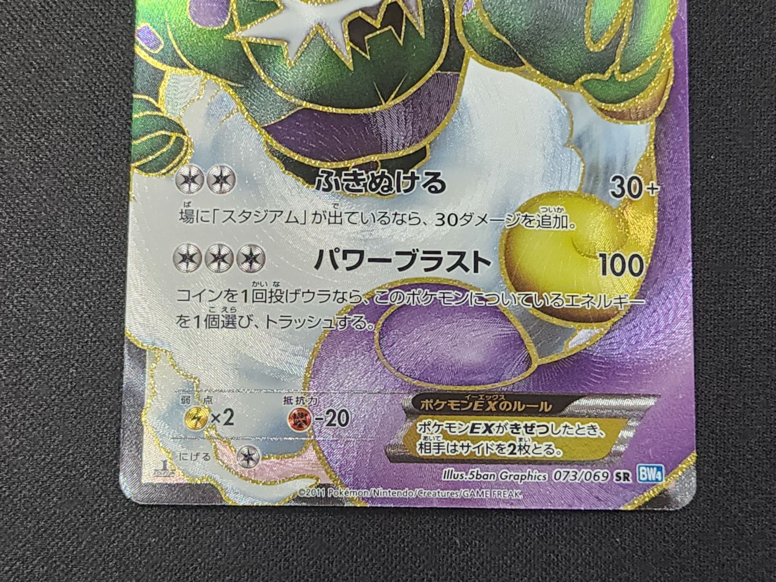 PC ポケモンカード トルネロスEX SR 073/069 BW4 1st Edition ※商品