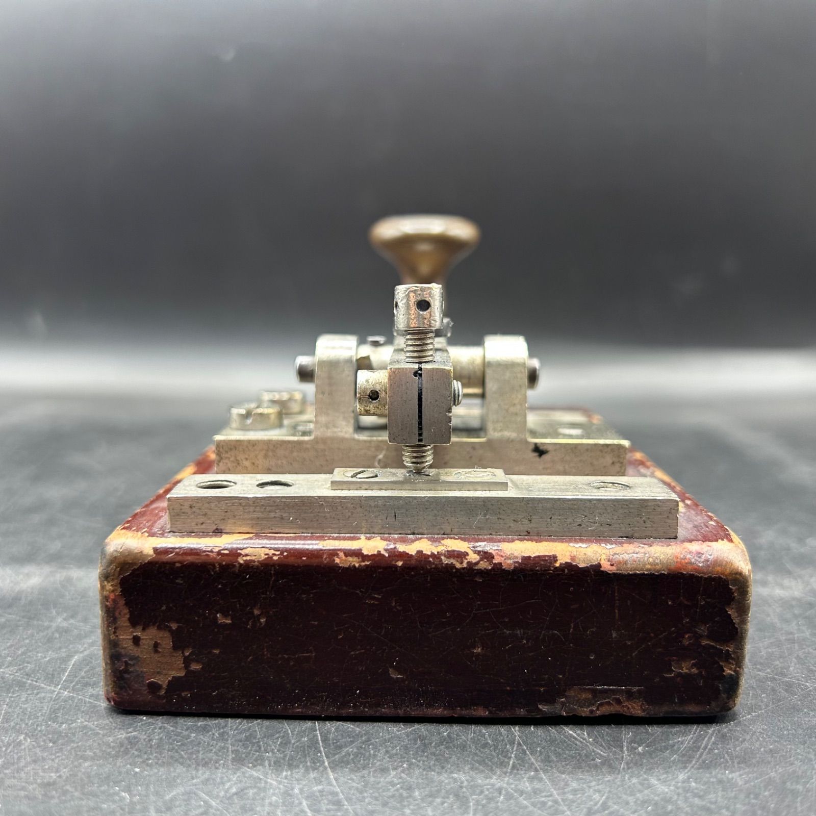 M》アンティーク 電鍵 モールス信号 木製 レトロ 骨董品 - メルカリ