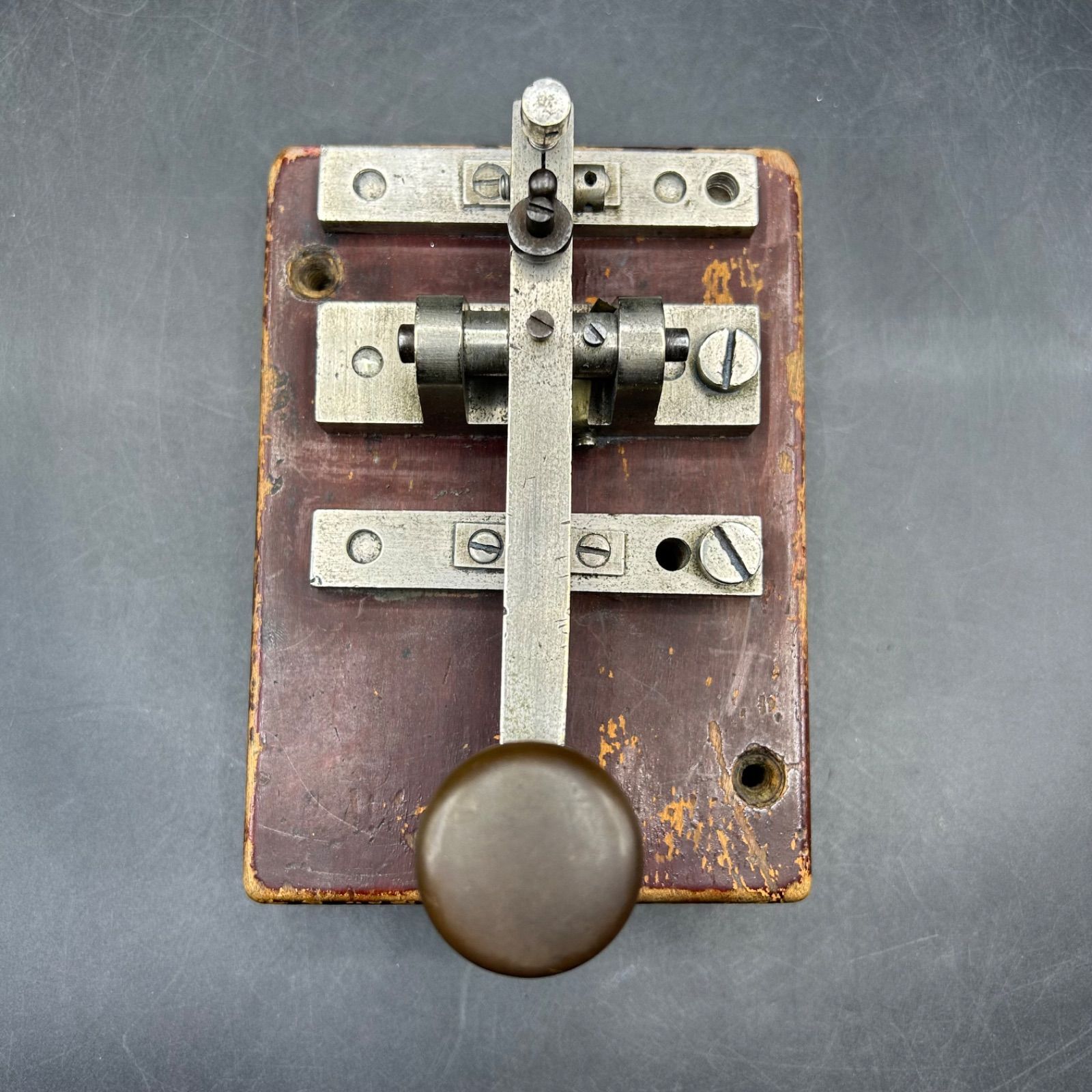 M》アンティーク 電鍵 モールス信号 木製 レトロ 骨董品 - メルカリ