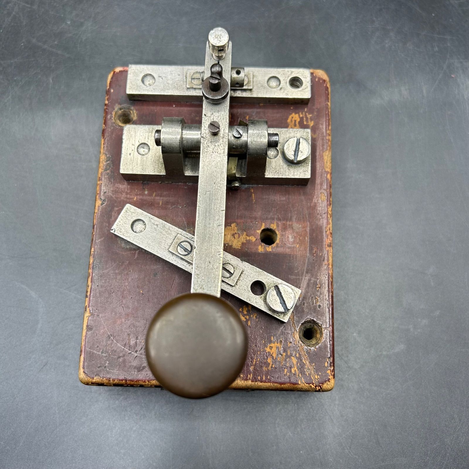 M》アンティーク 電鍵 モールス信号 木製 レトロ 骨董品 - メルカリ