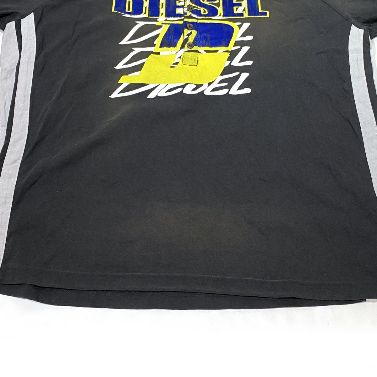 DIESEL ディーゼル Tシャツ カットソー T-Roxfino-Stripe XLサイズ