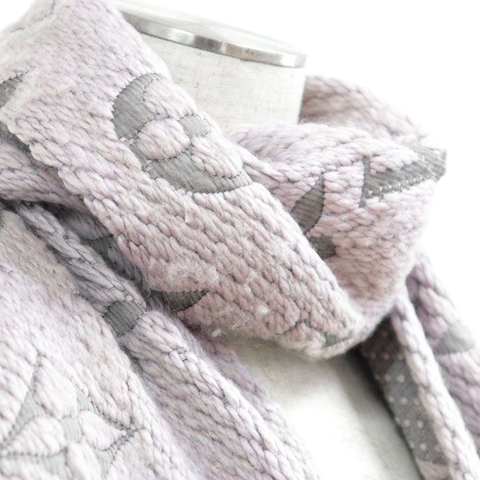 ルイヴィトン エシャルプロゴマニア マフラー フリンジ モノグラム M74742 LOUIS VUITTON ルイヴィトン マフラー エシャルプ ロゴマニア ウール