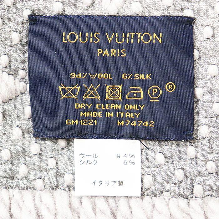 LOUIS VUITTON ルイ・ヴィトン マフラー エシャルプ・ロゴマニア