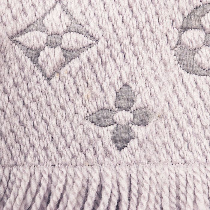 ルイヴィトン エシャルプロゴマニア マフラー フリンジ モノグラム M74742 ルイヴィトン モノグラム エシャルプ ロゴ マフラー M74742 工場