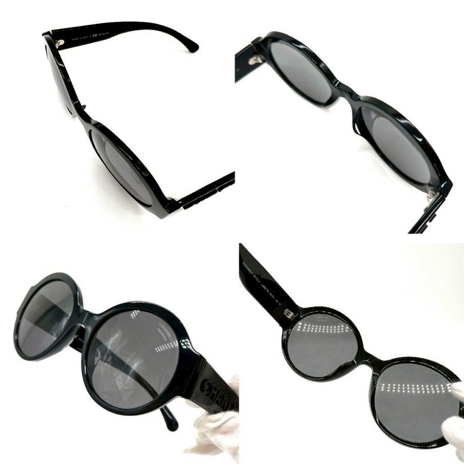 CHANEL シャネル サングラス サイド ロゴ ブラック 5410A 54□21 140