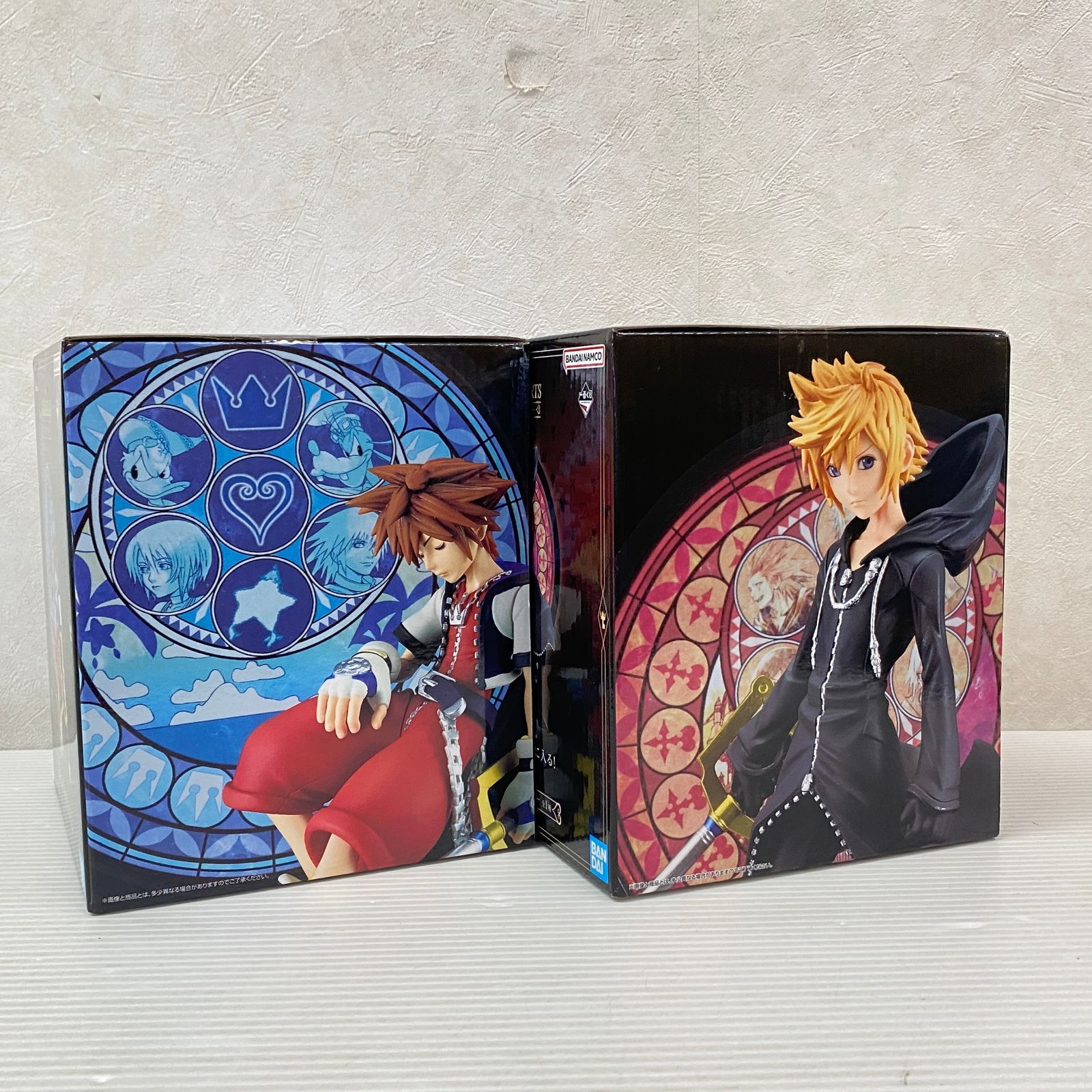 KINGDOM HEARTS 一番くじ ラストワン賞 ロクサス スタチュー △80 一番くじ KINGDOM HEARTS -Linking Hearts- A賞 ソラ スタチュー