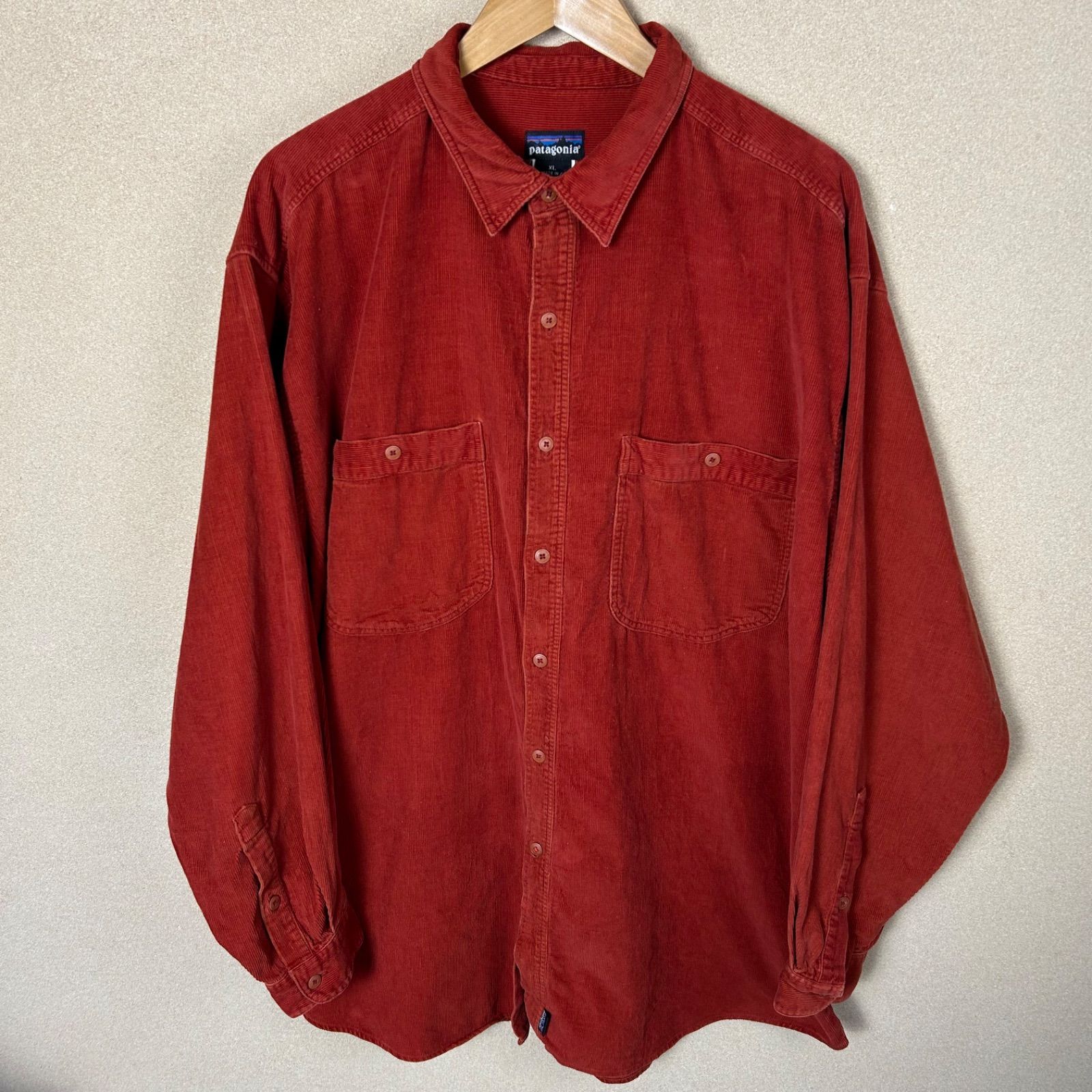 Patagonia 雪無しタグ 94年 men's corduroy shirt コーデュロイシャツ