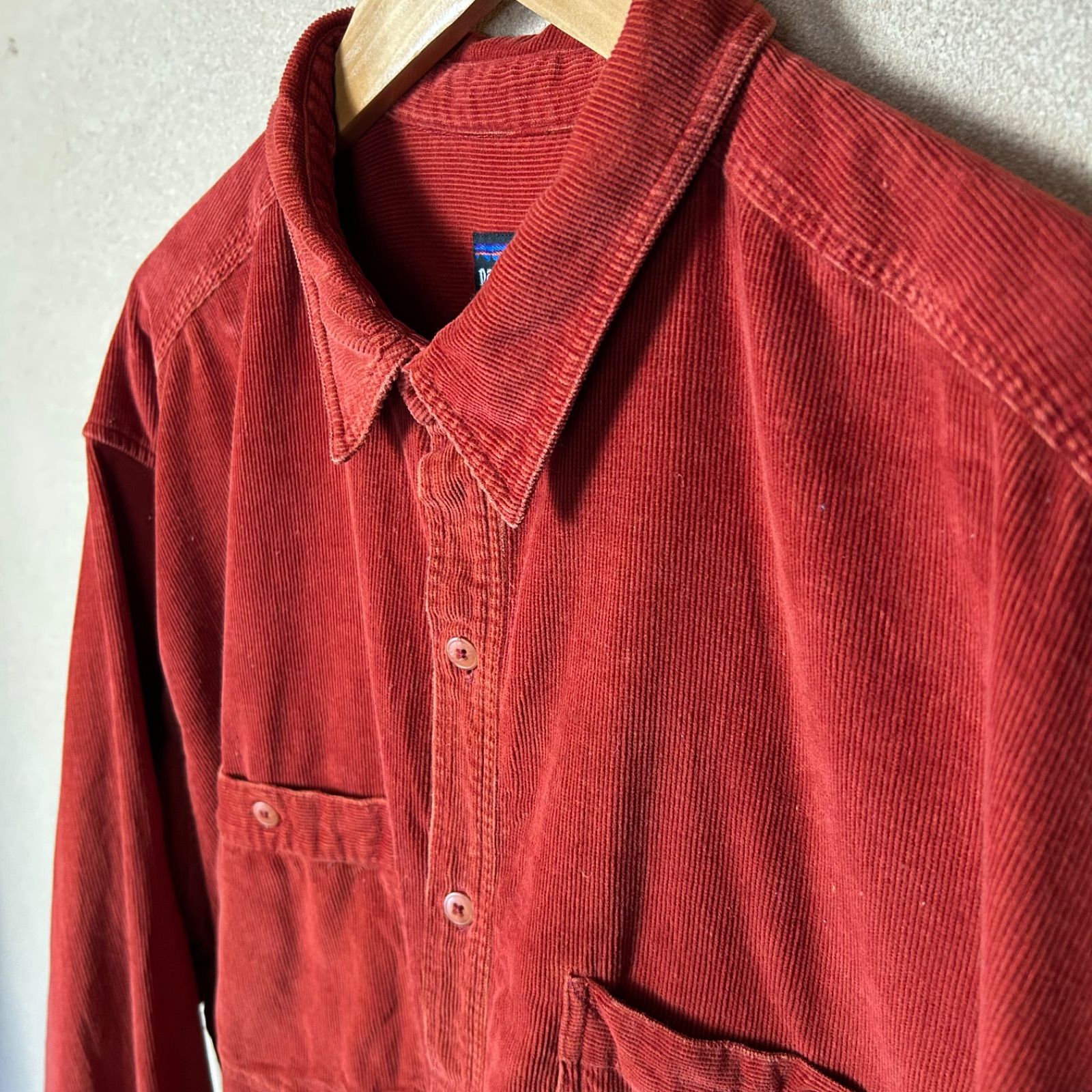 Patagonia 雪無しタグ 94年 men's corduroy shirt コーデュロイシャツ