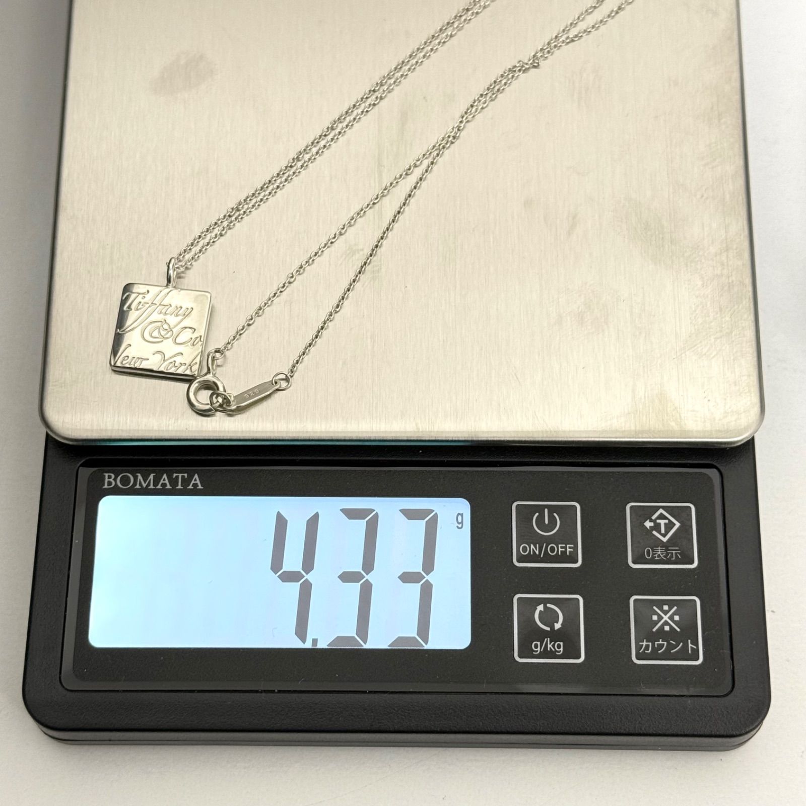 希少モデル・美品】Tiffany & Co. ティファニー ノーツ スクエア 
