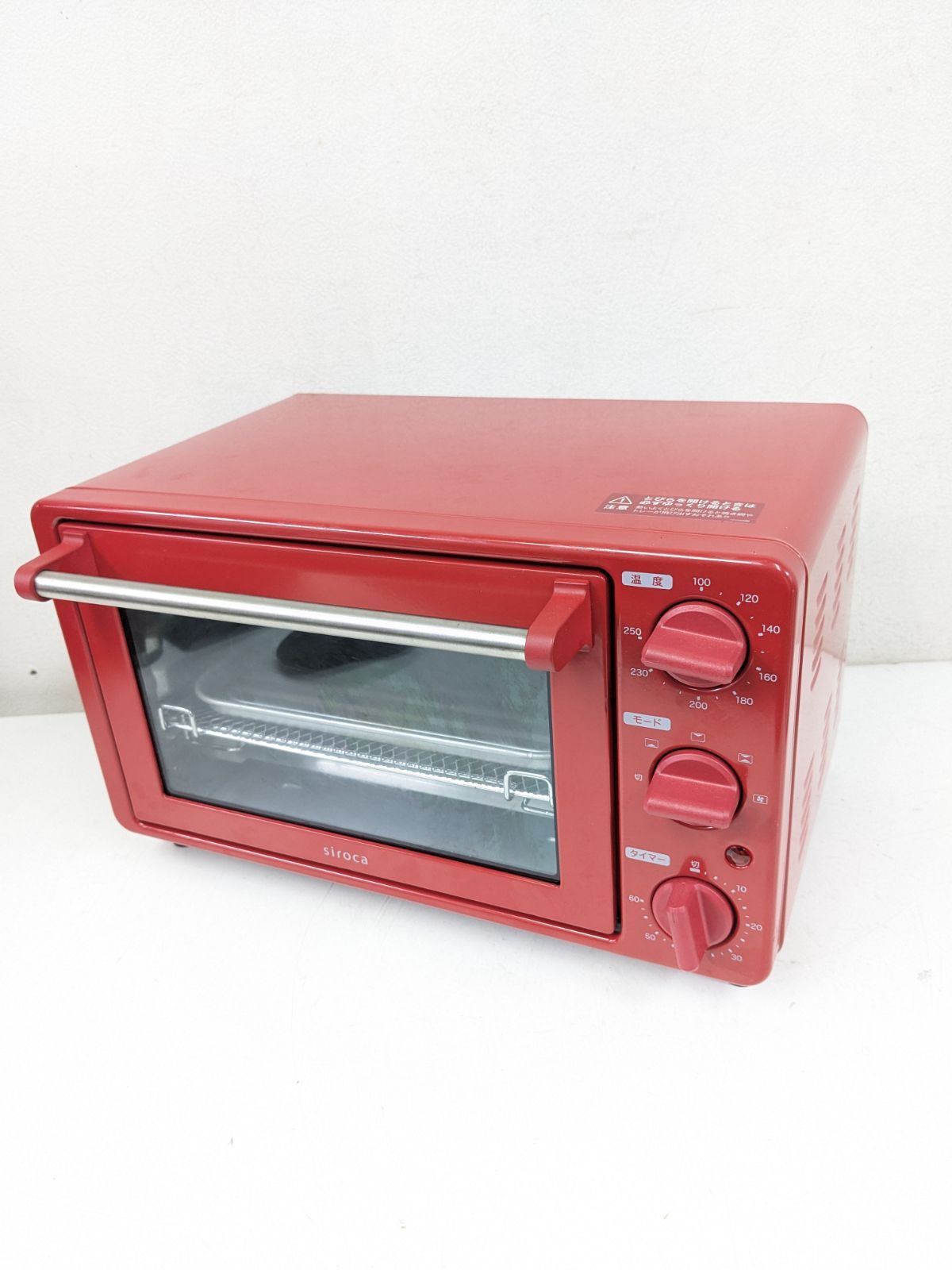 2023年製 シロカ ST-4N231 コンベクションオーブン レッド - メルカリ