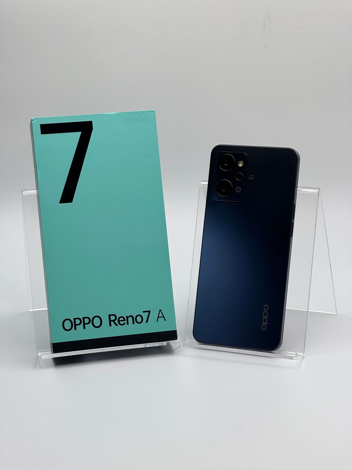 訳あり中古B】OPPO Reno7 A CPH2353 スターリーブラック SIMフリー 白