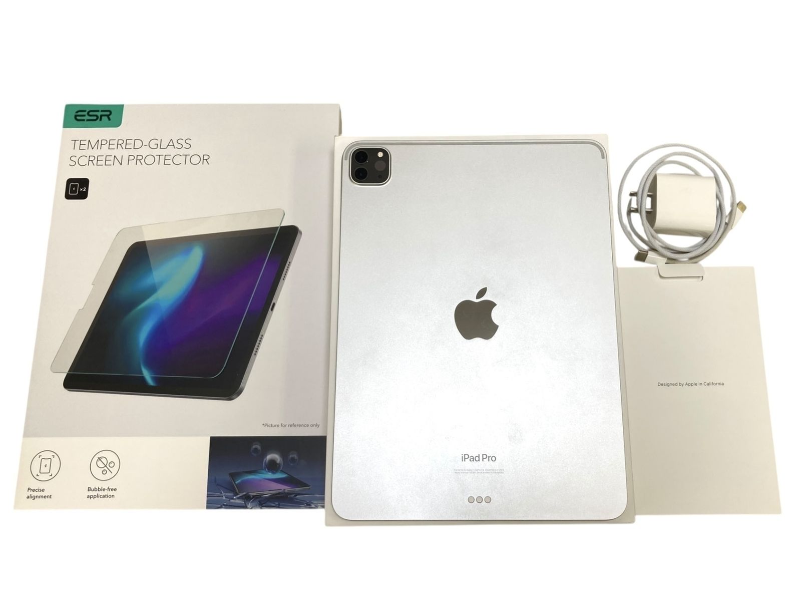 iPad Pro 11インチ 第4世代 128GB Wi-Fi シルバー MNXE3J/A 本体 箱 充電