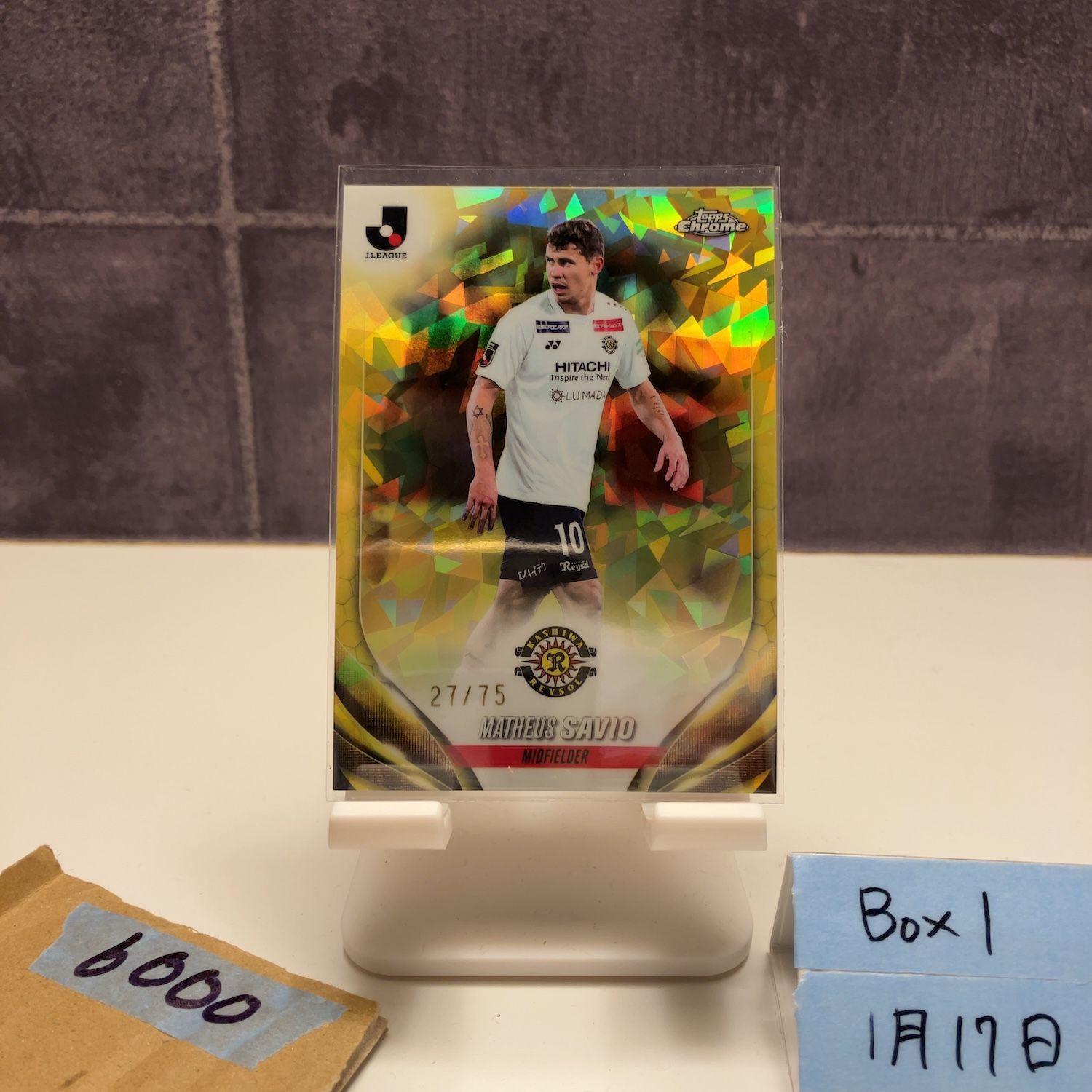 2024 Topps Chrome Jリーグ Sapphire Selections Matheus Savio 27/75