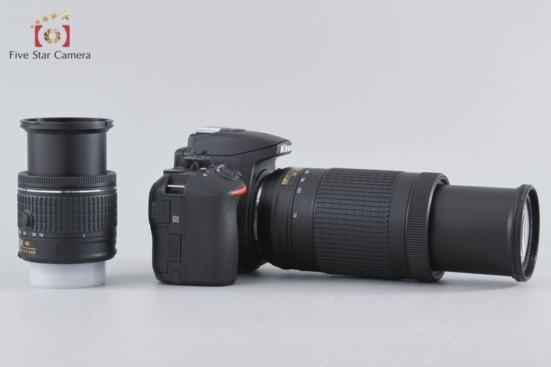 美品、シャッター数2900回極小】ニコン Nikon D5600 ダブルズーム 極美