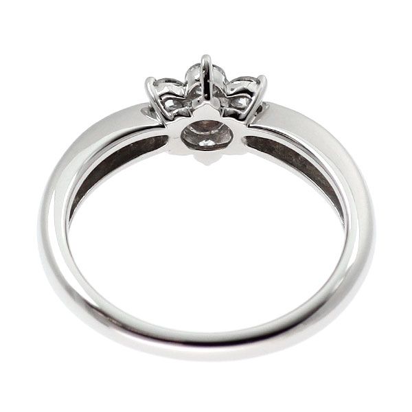 希少 Pt900 天然ピンク ダイヤモンド リング 0.108ct FLP SI2 D0.46ct