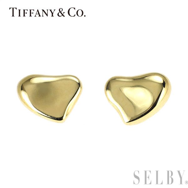 ティファニー K18YG ピアス フルハート - メルカリ