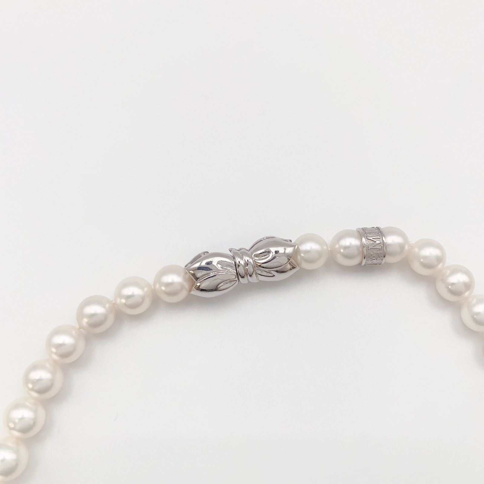 中古】ミキモト MIKIMOTO アコヤ真珠7mm-7.5mm パール ネックレス