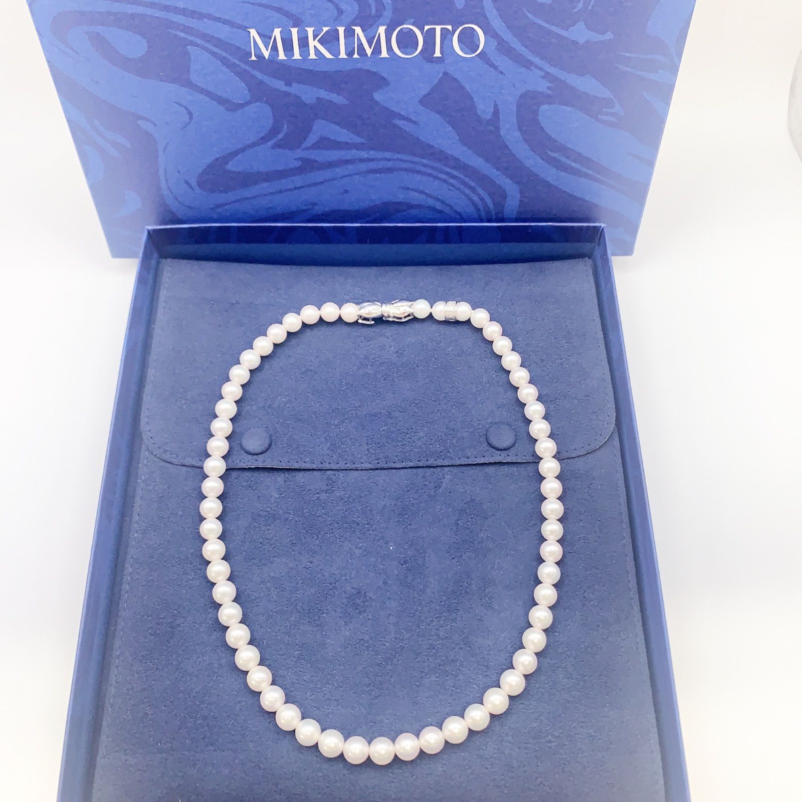 最終価格】【中古】ミキモト MIKIMOTO アコヤ真珠7mm-7.5mm パール 