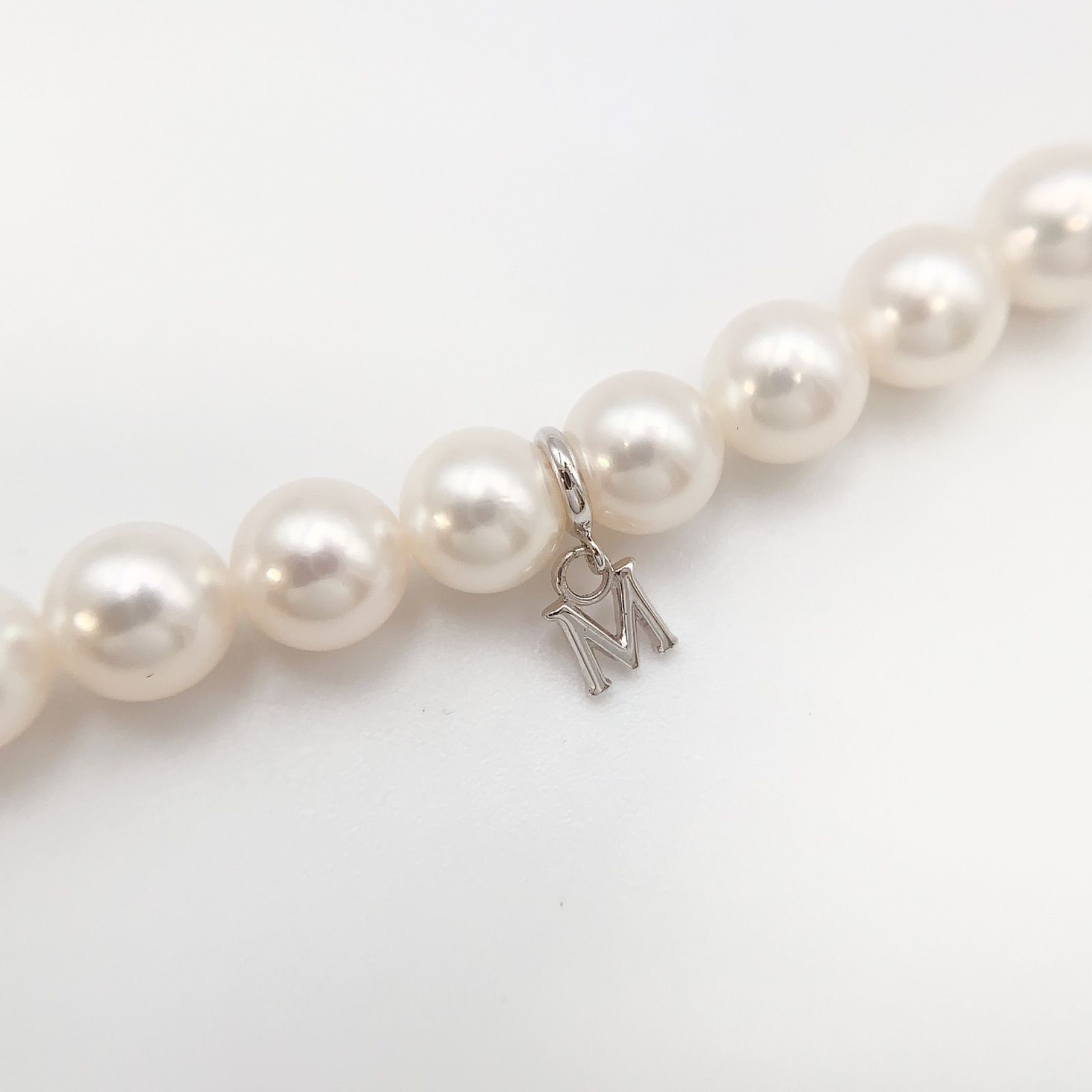 中古】ミキモト MIKIMOTO アコヤ真珠7mm-7.5mm パール ネックレス