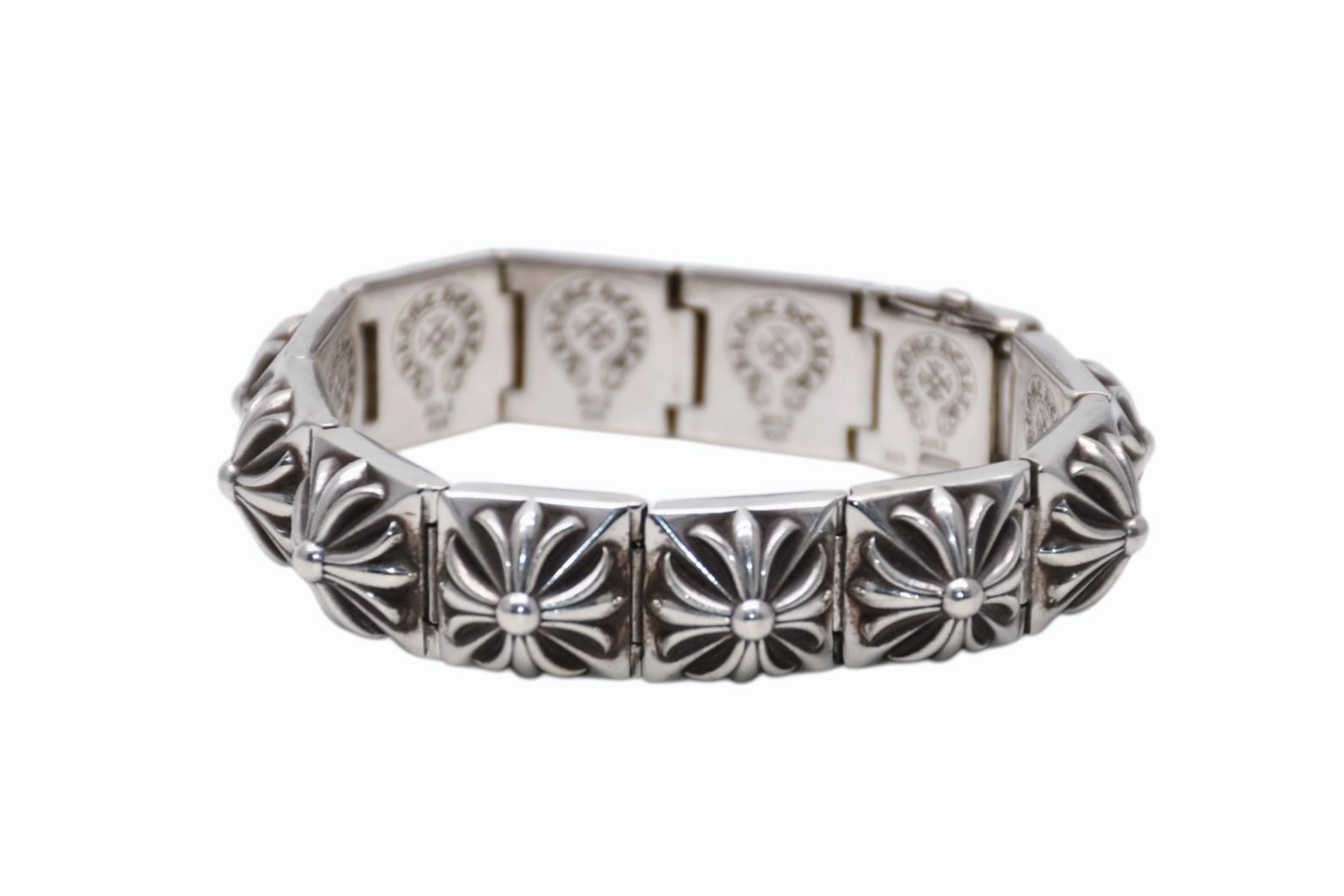 週末限定値下げ❗️ピラミッドプラスブレスレット❗️刻印有❗️検：A&G BWL クロム クロムハーツ（Chrome Hearts）ブレスレット ピラミッド プラス リンク