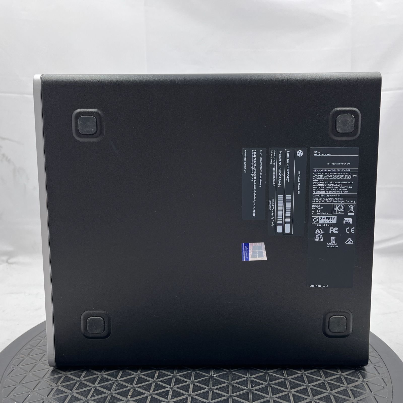 ☆外観スレあり/ジャンク☆HP ProDesk 600 G4 SFF [Core i5 8500 8GB