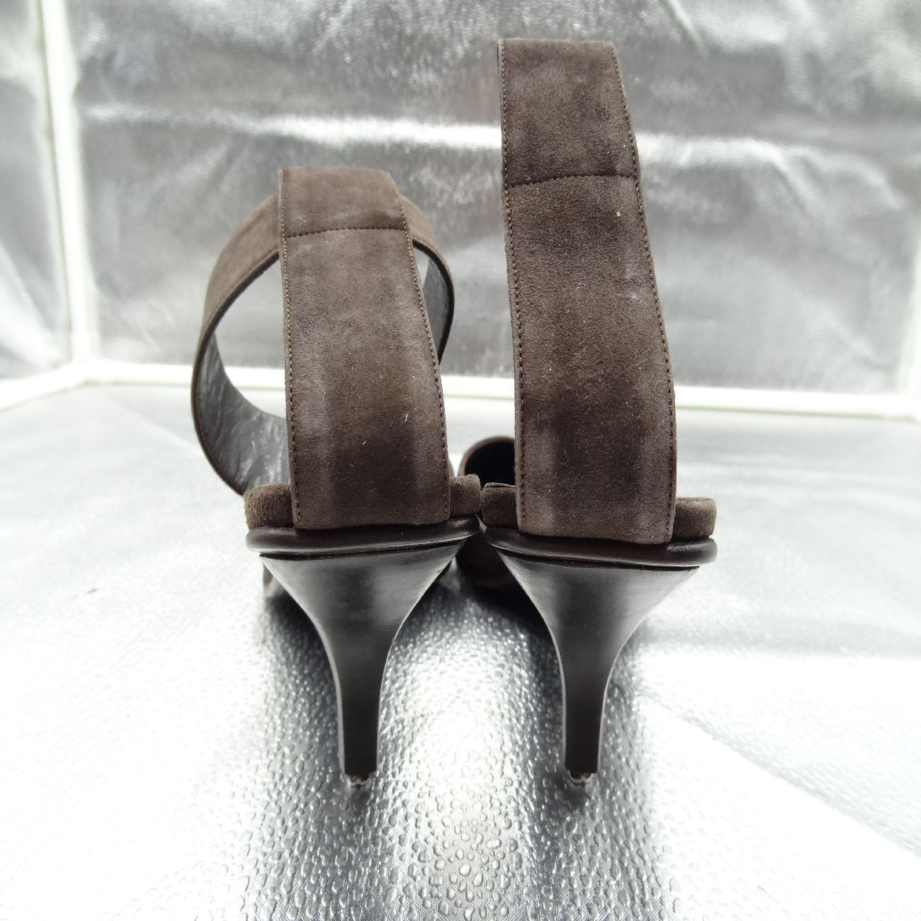 GUCCI グッチ パンプス 靴 スエード ハイヒール ブラウン 36サイズ 23