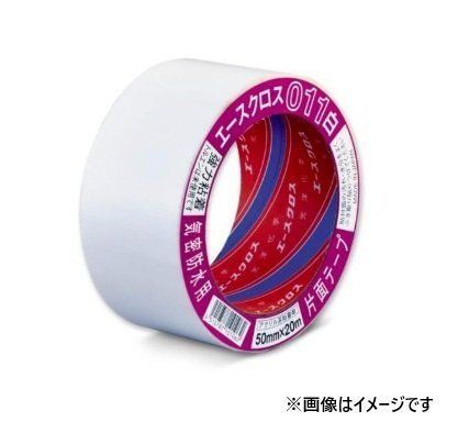 光洋化学 気密防水用片面テープ エースクロス 50mm×20m 30巻 011白 未使用 2601LT300
