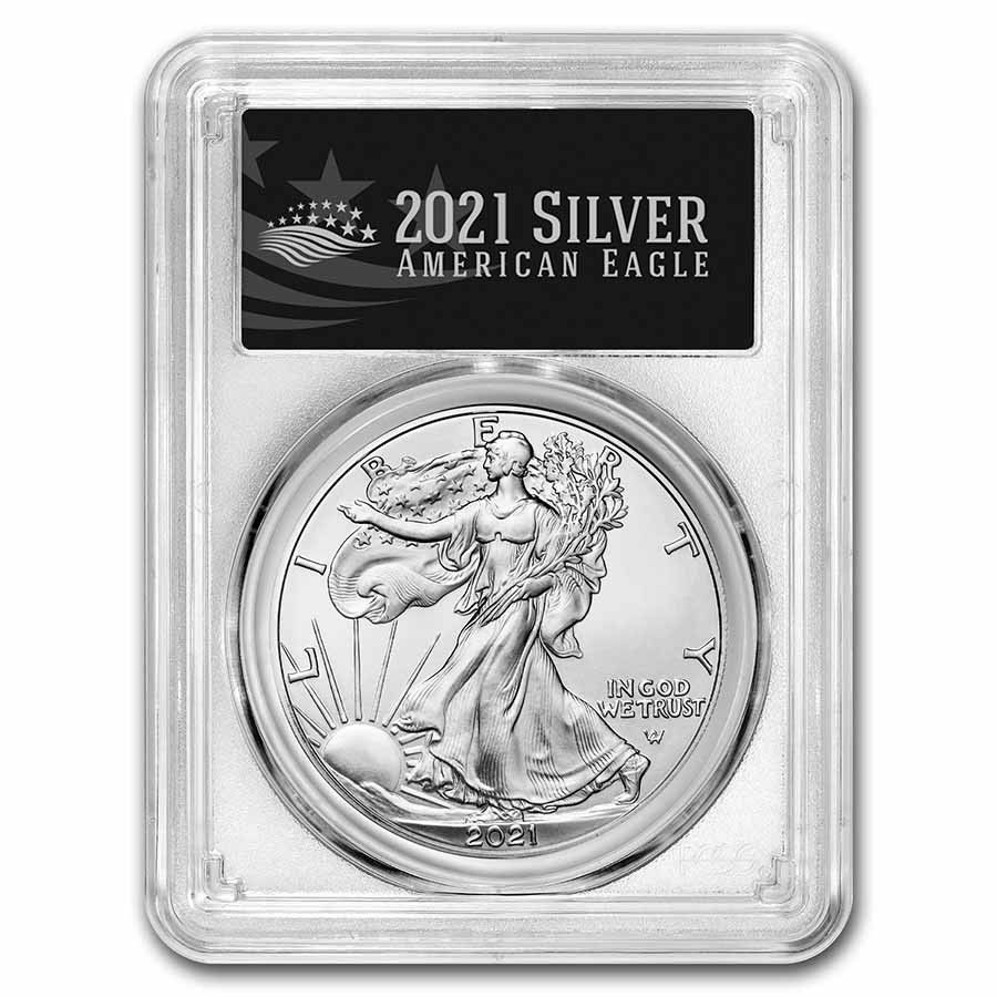 2021年 アメリカンシルバーイーグル（タイプ2）MS-70 PCGS（FDI