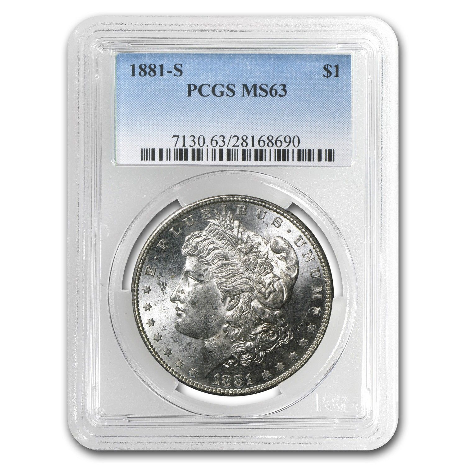 1881-S モルガン・ダラー MS-63 PCGS - メルカリ