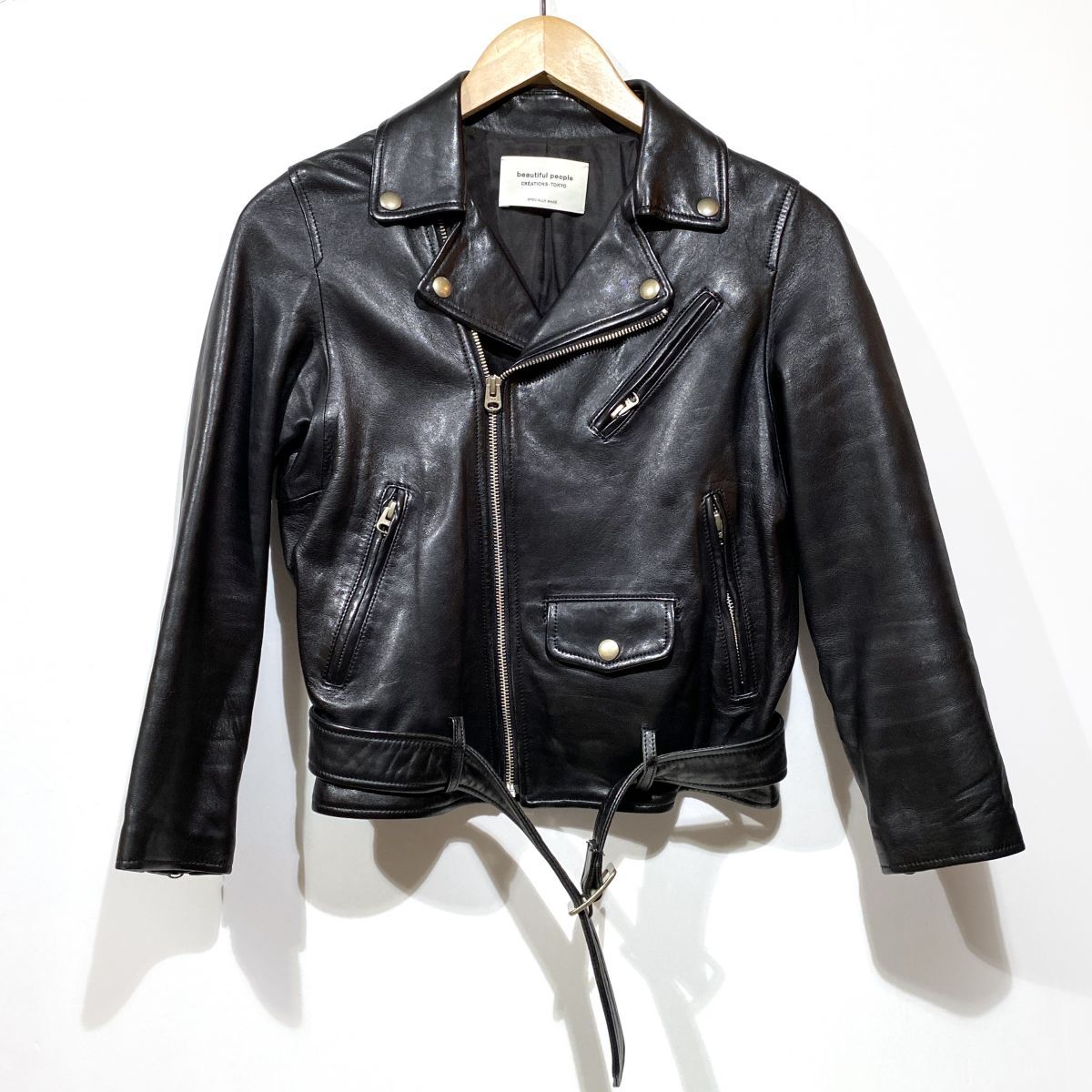 beautiful people ビューティフルピープル レザージャケット 羊革