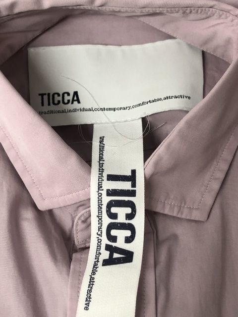 中古】 タグ有 TICCA ティッカ スリットチュニックシャツ TBBA-114