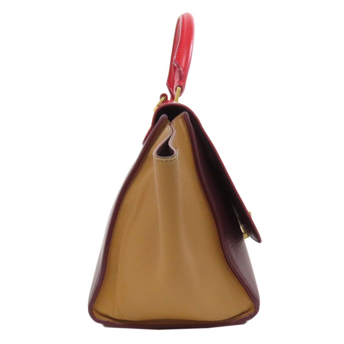 CELINE セリーヌ トラペーズ 2WAY ハンドバッグ レザー レディース